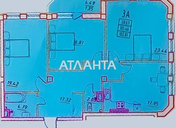 3-rooms apartment apartment by the address st. Mikhaila Zhvanetskogo bul (area 103,0 m2) - Atlanta.ua - photo 2