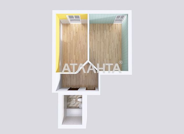 1-кімнатна квартира за адресою вул. Мечнікова (площа 35,9 м²) - Atlanta.ua - фото 16