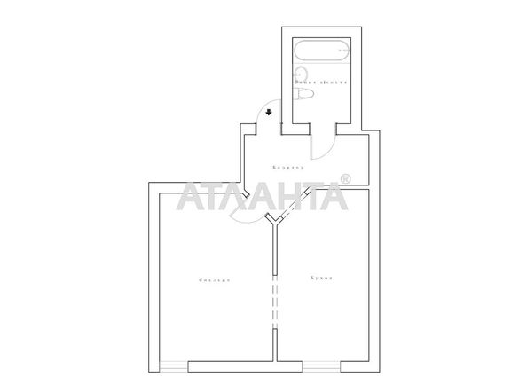 1-кімнатна квартира за адресою вул. Мечнікова (площа 35,9 м²) - Atlanta.ua - фото 17