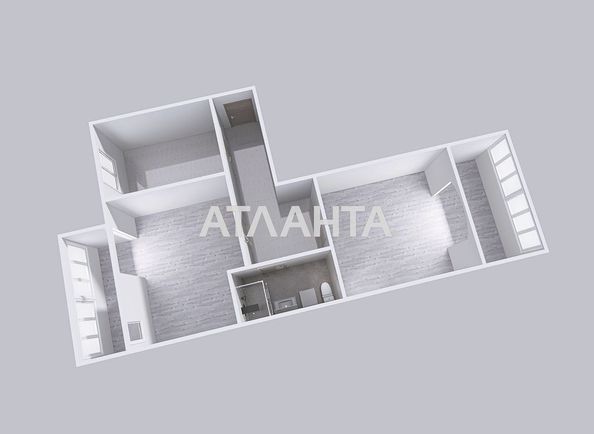 2-кімнатна квартира за адресою вул. Вільямса ак. (площа 67 м²) - Atlanta.ua - фото 16