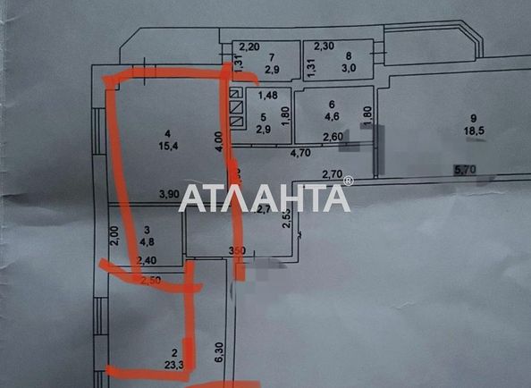 3-rooms apartment apartment by the address st. Zhabotinskogo Proletarskaya (area 92,0 m2) - Atlanta.ua - photo 15