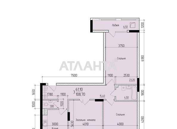 3-rooms apartment apartment by the address st. Ruska (area 108,7 m2) - Atlanta.ua - photo 5