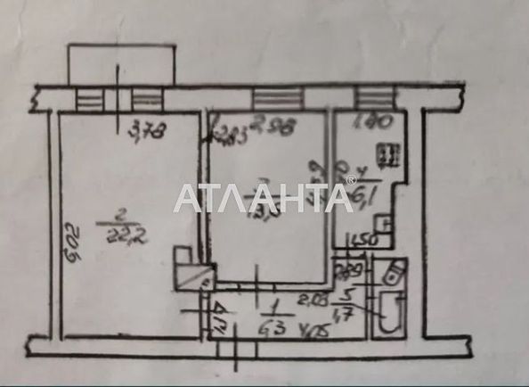 2-rooms apartment apartment by the address st. Bolshaya arnautskaya Chkalova (area 50,0 m2) - Atlanta.ua - photo 3