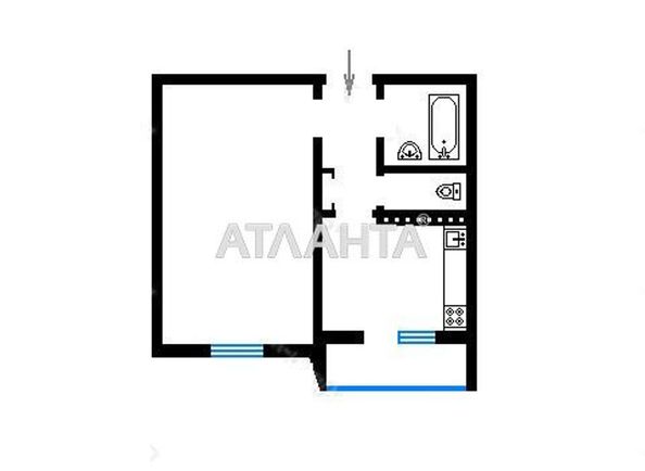 1-room apartment apartment by the address st. Smolicha (area 37,0 m2) - Atlanta.ua - photo 15