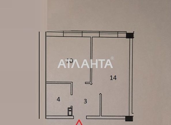 1-room apartment apartment by the address st. Inglezi 25 chapaevskoy div (area 31 m²) - Atlanta.ua - photo 2