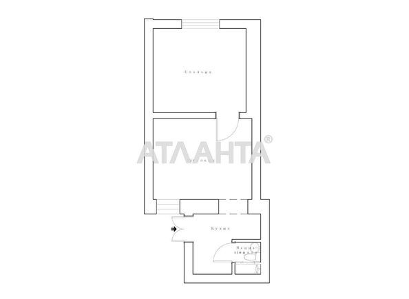 1-room apartment apartment by the address st. Degtyarnaya Sovetskoy militsii (area 25 m²) - Atlanta.ua - photo 17