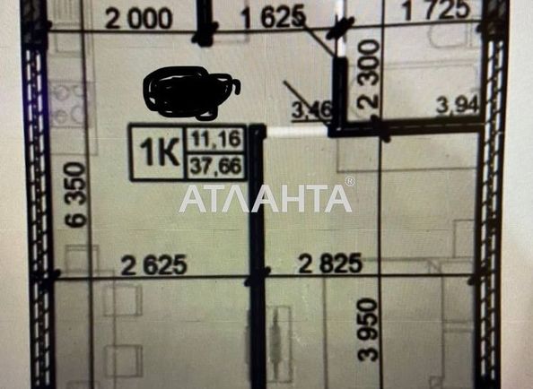 1-комнатная квартира по адресу ул. Вильямса ак. (площадь 37,7 м2) - Atlanta.ua - фото 3