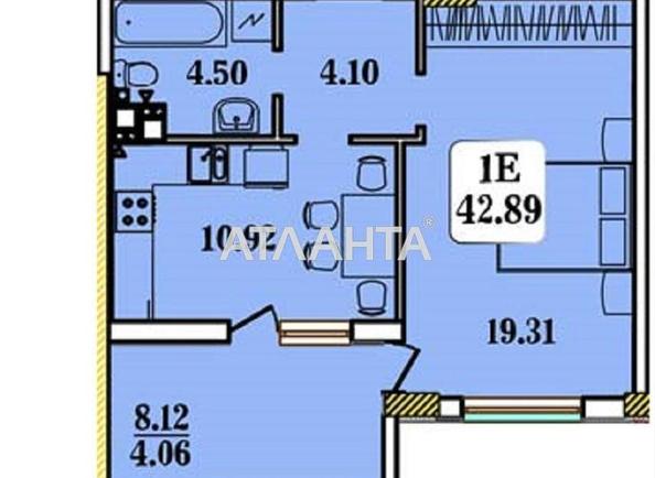 1-room apartment apartment by the address st. Stroitelnaya (area 43 m²) - Atlanta.ua - photo 2