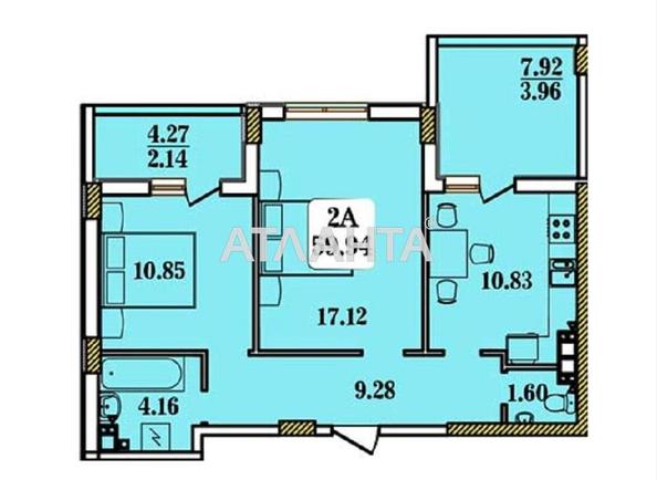 2-комнатная квартира по адресу ул. Строительная (площадь 60 м²) - Atlanta.ua - фото 2