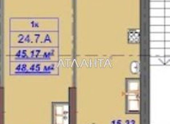 1-кімнатна квартира за адресою вул. Дача ковалевського (площа 52,0 м2) - Atlanta.ua - фото 4
