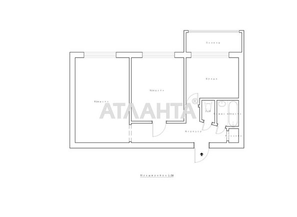 2-rooms apartment apartment by the address st. Transportnaya (area 42 m²) - Atlanta.ua - photo 17
