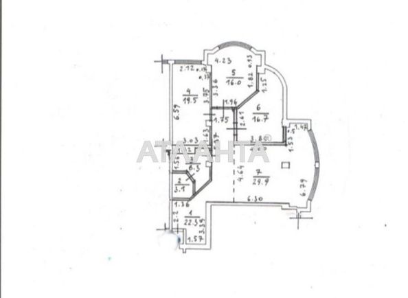 3-rooms apartment apartment by the address st. Frantsuzskiy bul Proletarskiy bul (area 117 m²) - Atlanta.ua - photo 12