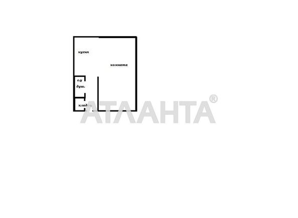 1-кімнатна квартира за адресою вул. Чехова (площа 38,0 м2) - Atlanta.ua - фото 10