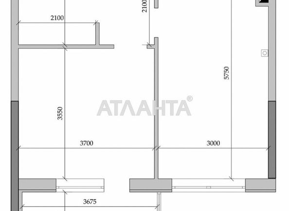 1-room apartment apartment by the address st. Sportivnaya (area 44,0 m2) - Atlanta.ua - photo 17