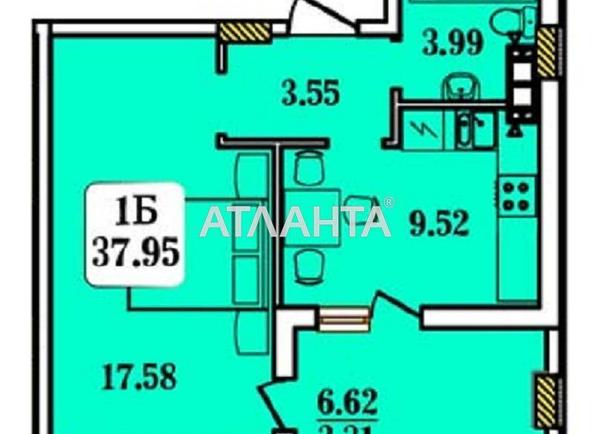 1-комнатная квартира по адресу ул. Строительная (площадь 38 м²) - Atlanta.ua - фото 2