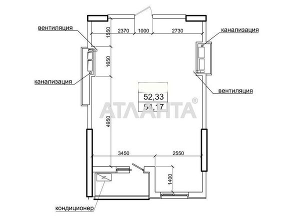 2-комнатная квартира по адресу ул. Генуэзская (площадь 54,2 м2) - Atlanta.ua - фото 13