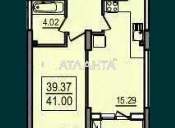 1-room apartment apartment by the address st. Dacha kovalevskogo Amundsena (area 41,0 m2) - Atlanta.ua - photo 4