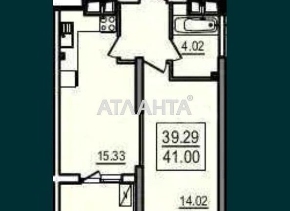 1-комнатная квартира по адресу ул. Дача ковалевского (площадь 41,0 м2) - Atlanta.ua - фото 3