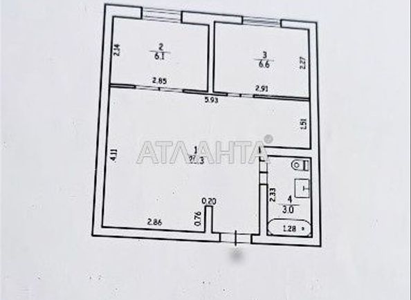 2-rooms apartment apartment by the address st. Mayakskaya dor (area 36 m²) - Atlanta.ua - photo 10