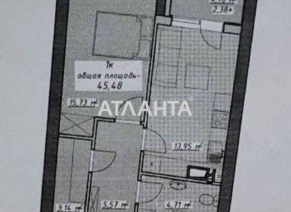 1-room apartment apartment by the address st. Kurortnyy pr (area 45,5 m2) - Atlanta.ua - photo 5