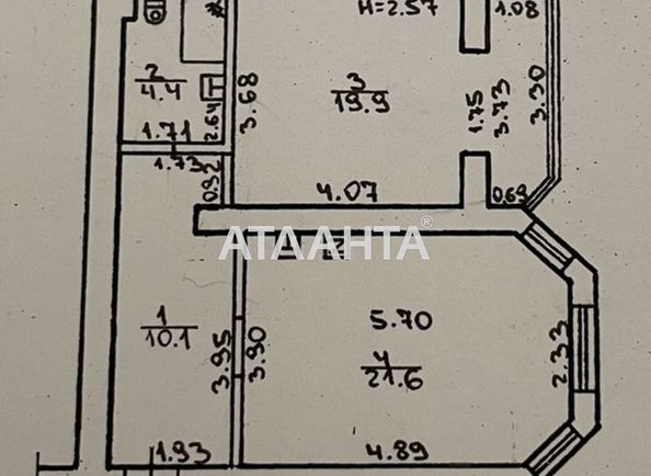 1-room apartment apartment by the address st. Vilyamsa ak (area 56 m²) - Atlanta.ua - photo 13