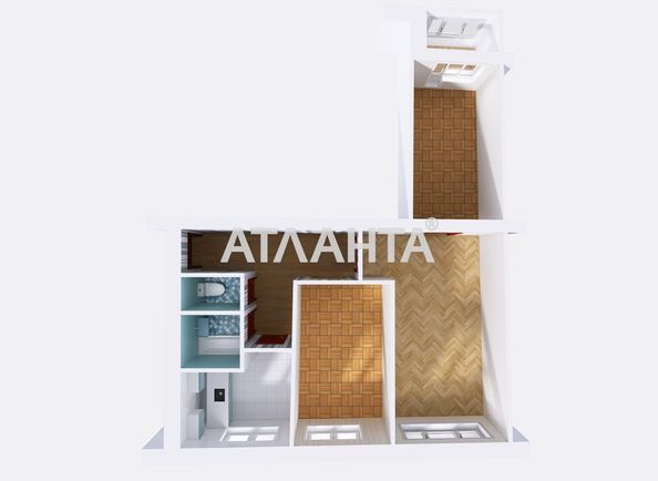 3-кімнатна квартира за адресою вул. Інглезі (площа 57 м²) - Atlanta.ua - фото 14