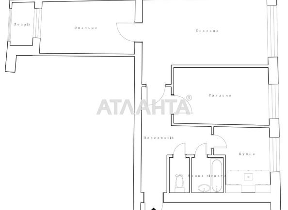 3-кімнатна квартира за адресою вул. Інглезі (площа 57 м²) - Atlanta.ua - фото 18