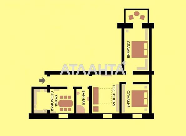 3-комнатная квартира по адресу ул. Дерибасовская (площадь 80,0 м2) - Atlanta.ua - фото 21