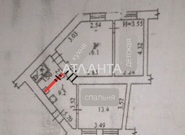 2-комнатная квартира по адресу Книжный пер. (площадь 50 м²) - Atlanta.ua - фото 10