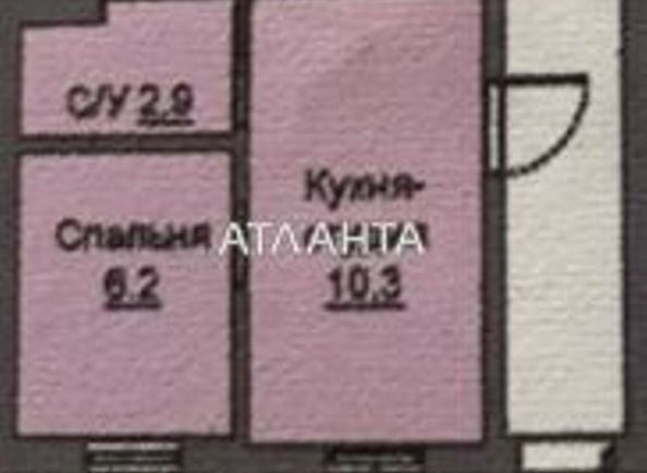 1-кімнатна квартира за адресою Будівельний пров. (площа 19,4 м2) - Atlanta.ua - фото 10