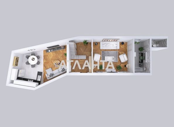 3-кімнатна квартира за адресою вул. Ясна (площа 126,1 м²) - Atlanta.ua - фото 14