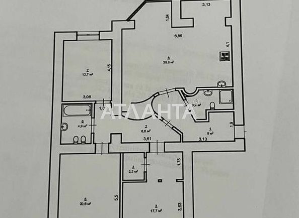 4+-rooms apartment apartment by the address st. Ul Lomonosova (area 122,0 m2) - Atlanta.ua - photo 20
