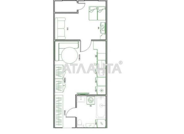 1-room apartment apartment by the address st. Borovskogo Nikolaya (area 38,0 m2) - Atlanta.ua - photo 10