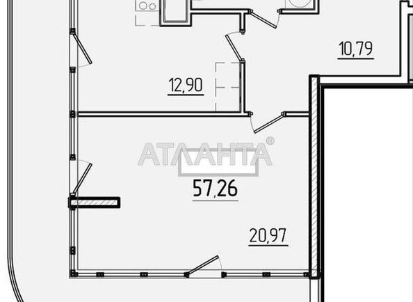 1-комнатная квартира по адресу ул. Краснова (площадь 57,0 м²) - Atlanta.ua
