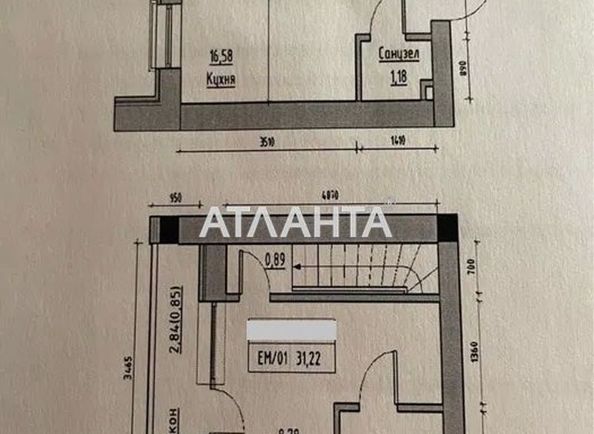 1-room apartment apartment by the address st. Spreysa (area 31,2 m2) - Atlanta.ua - photo 7