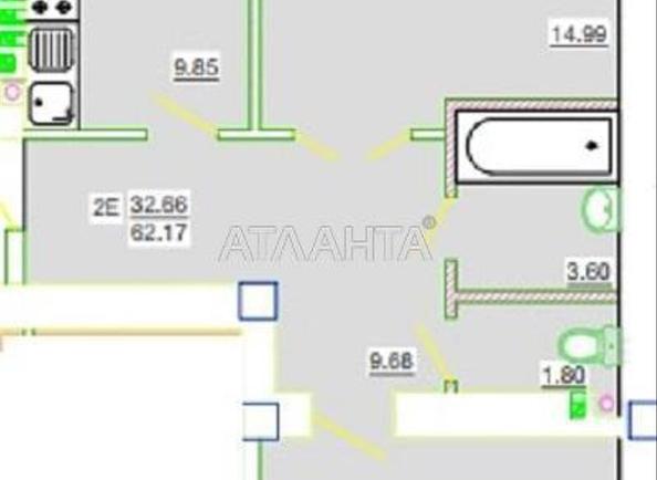 2-rooms apartment apartment by the address st. Tsvetaeva gen (area 61,9 m²) - Atlanta.ua - фото 8