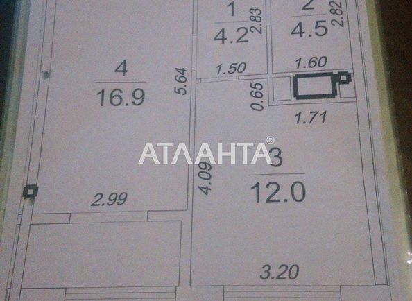 1-room apartment apartment by the address st. Zhemchuzhnaya (area 43 m²) - Atlanta.ua - photo 9