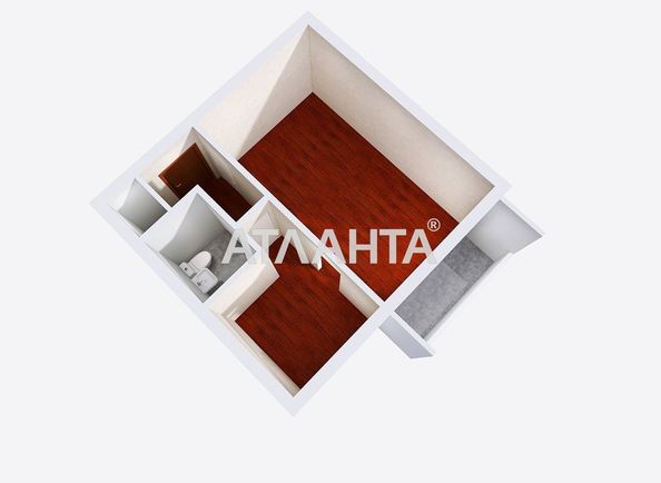 1-room apartment apartment by the address st. Koroleva ak (area 30 m²) - Atlanta.ua - photo 11