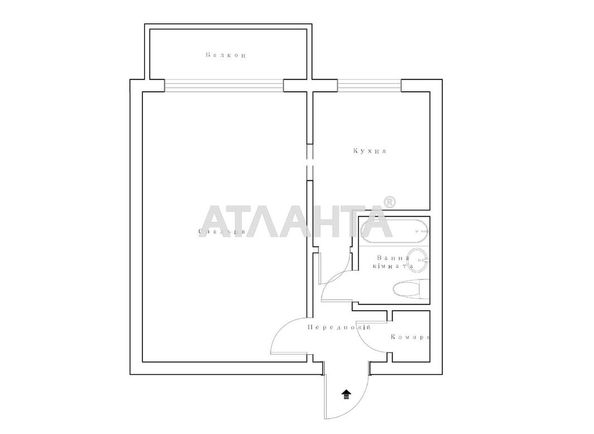 1-room apartment apartment by the address st. Koroleva ak (area 30 m²) - Atlanta.ua - photo 15