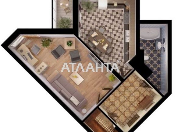 1-room apartment apartment by the address st. Ul Krasnopolskaya (area 58,0 m2) - Atlanta.ua - photo 11