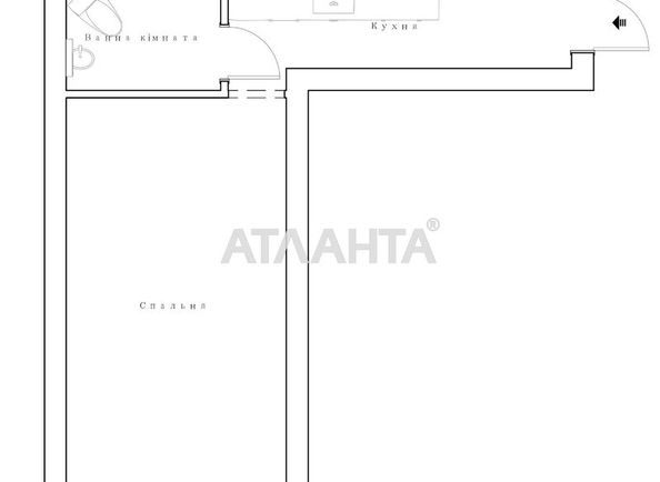1-комнатная квартира по адресу ул. Боровского Николая (площадь 23,1 м²) - Atlanta.ua - фото 6