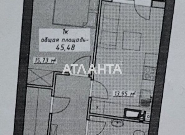 1-room apartment apartment by the address st. Kurortnyy per (area 45,5 m2) - Atlanta.ua - photo 2