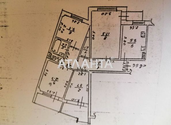 Багатокімнатна квартира за адресою вул. Ільфа та Петрова (площа 82,6 м²) - Atlanta.ua - фото 12