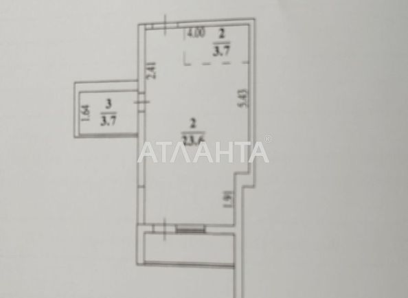 1-кімнатна квартира за адресою Фонтанська дор. (площа 34,6 м2) - Atlanta.ua - фото 3