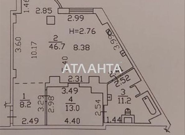 2-комнатная квартира по адресу Фонтанская дор. (площадь 85 м²) - Atlanta.ua - фото 25