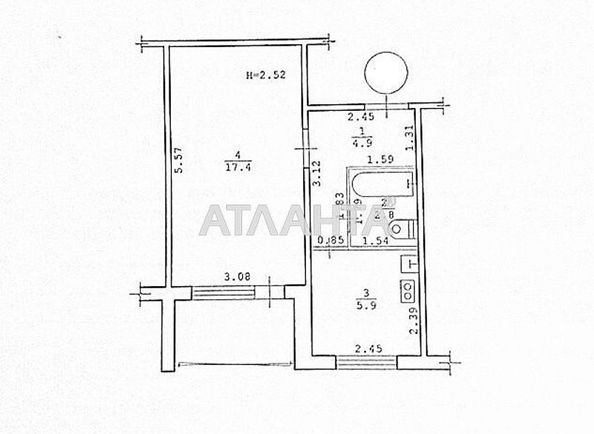 1-room apartment apartment by the address st. Glushko ak pr Dimitrova pr (area 33,0 m2) - Atlanta.ua - photo 11