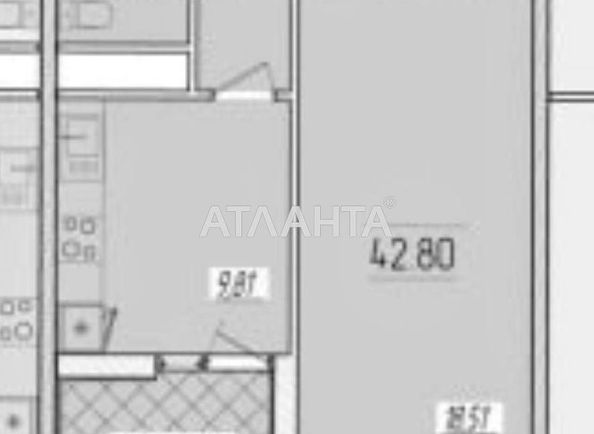 1-room apartment apartment by the address st. Krasnova (area 42,8 m2) - Atlanta.ua - photo 2