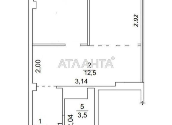 1-кімнатна квартира за адресою вул. Цвєтаєва ген. (площа 45,0 м2) - Atlanta.ua - фото 11