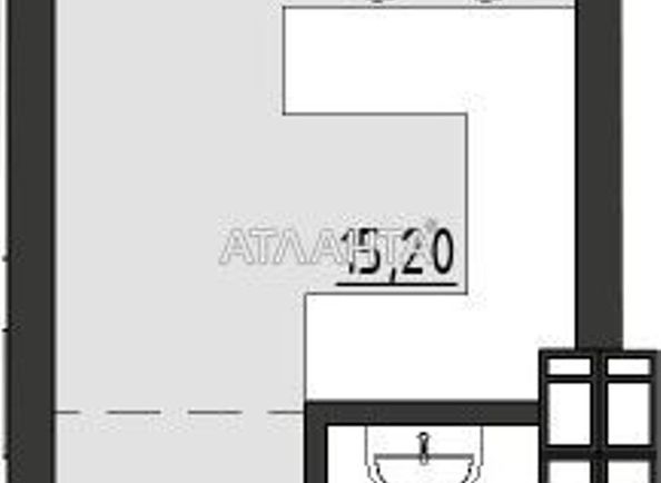 1-room apartment apartment by the address st. Chekhova (area 23,0 m2) - Atlanta.ua - photo 5
