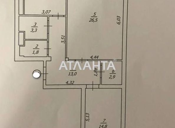 2-rooms apartment apartment by the address st. Tsvetaeva gen (area 80,0 m2) - Atlanta.ua - photo 12